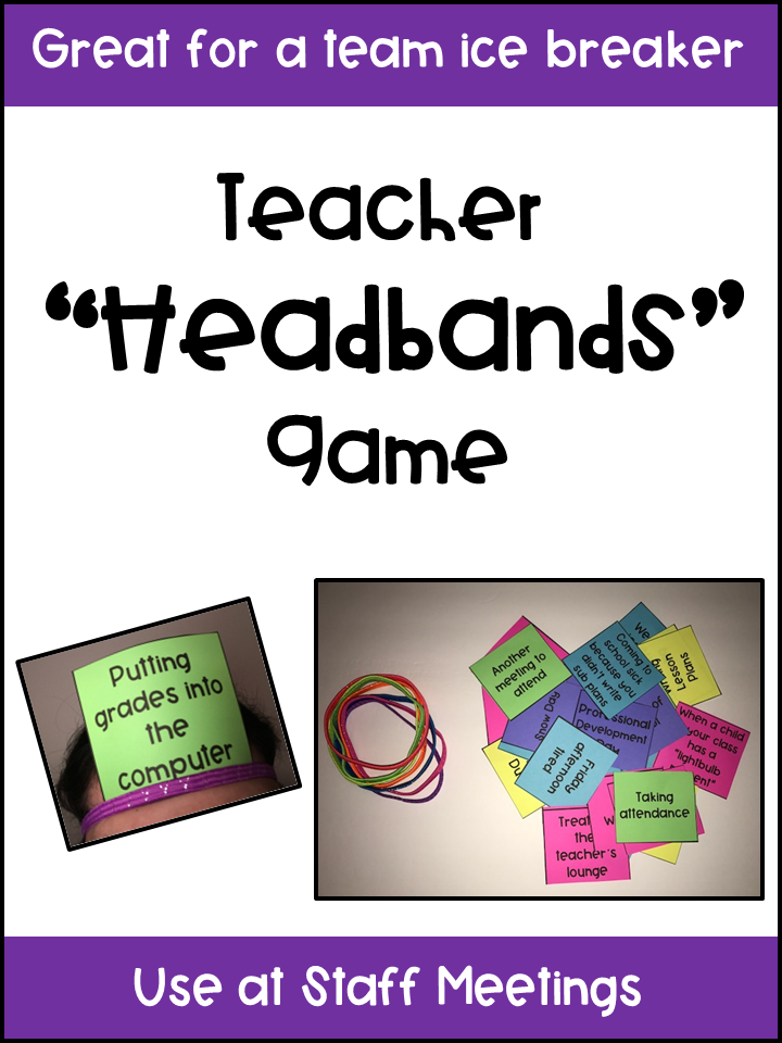 Teacher "Headbands" Game Tannery Loves teaching