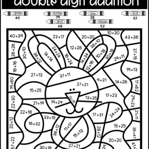 Two Digit Addition and Subtraction with Regrouping Color by Code ...