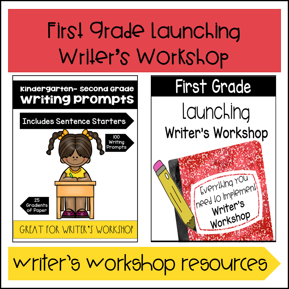 8+ supplies for your primary grade writing workshop